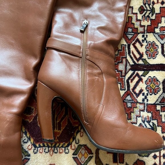 Carlo Pazolini Brown Heeled Knee High Boots, size 40 - Picture 10 of 10